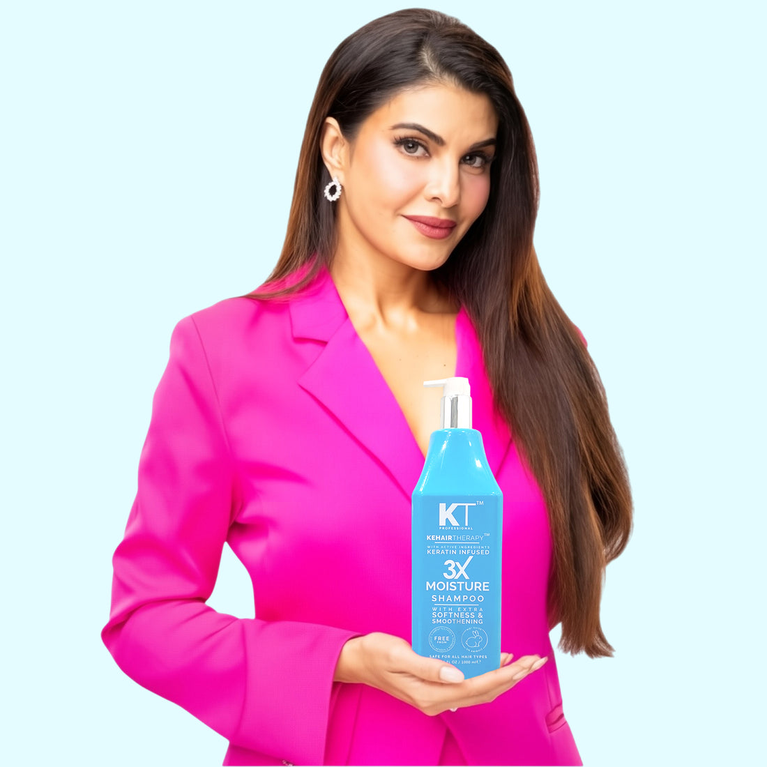 3X Moisture Shampoo | Keratin-Infused with Active Ingredients for Extra Softness & Smoothness | Sulfate-Free, Paraben-Free | 1000ml