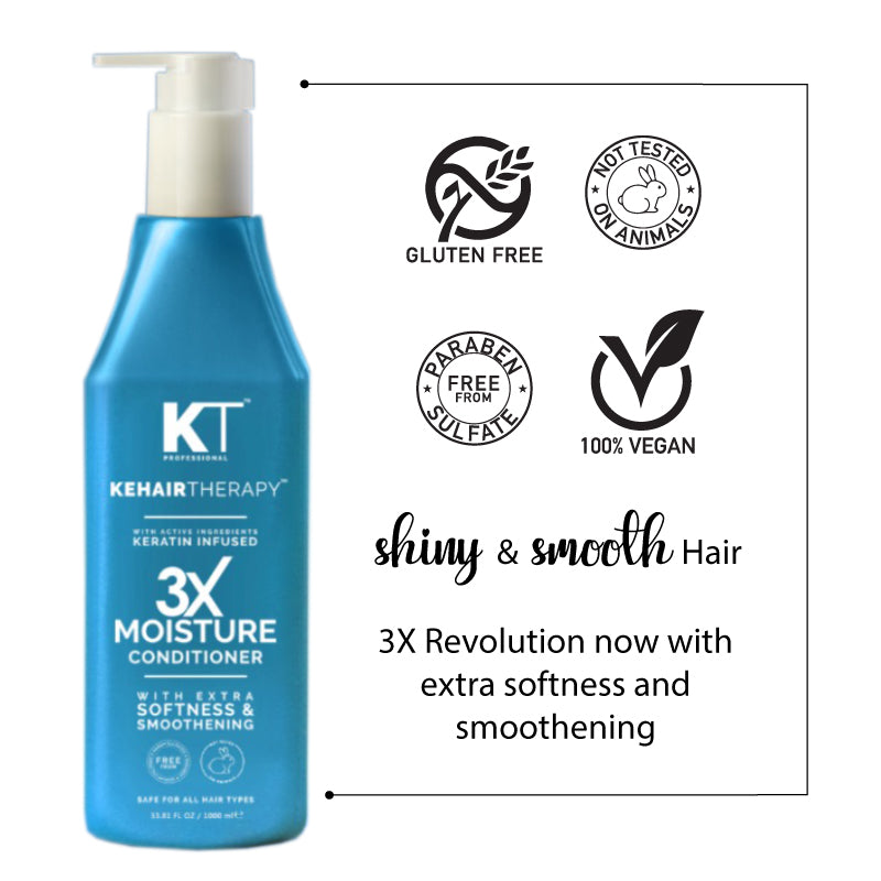 KT Professional 3X Moisture Conditioner - 1000 ml