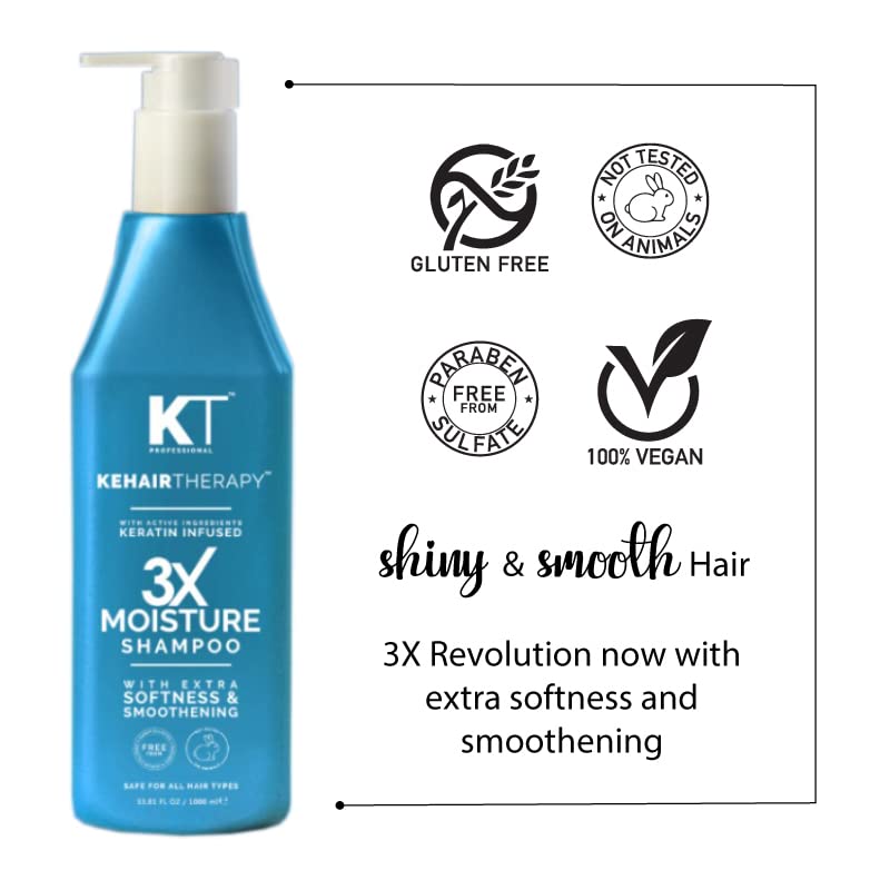KT Professional 3X Moisture Shampoo 1000 ml