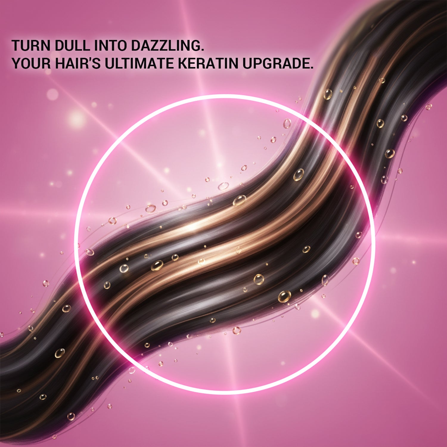 Keratin Shine Luxe Mist | Keratin + Argan & Almond Oil | Shine Lock & UV Protect | 200ml