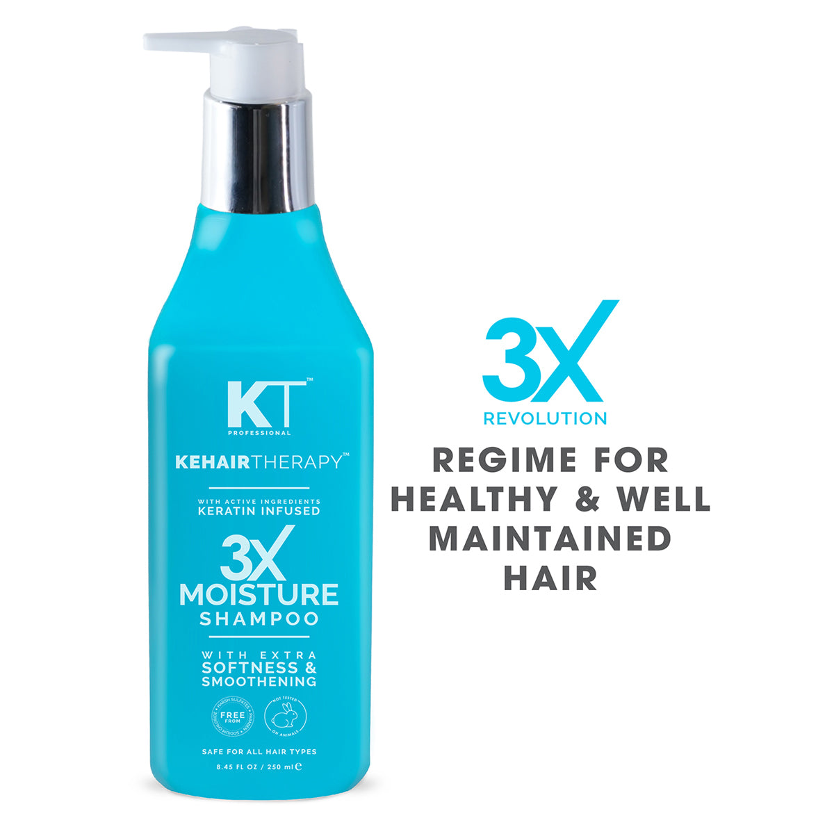KT Professional 3X Moisture Shampoo - 250 ml