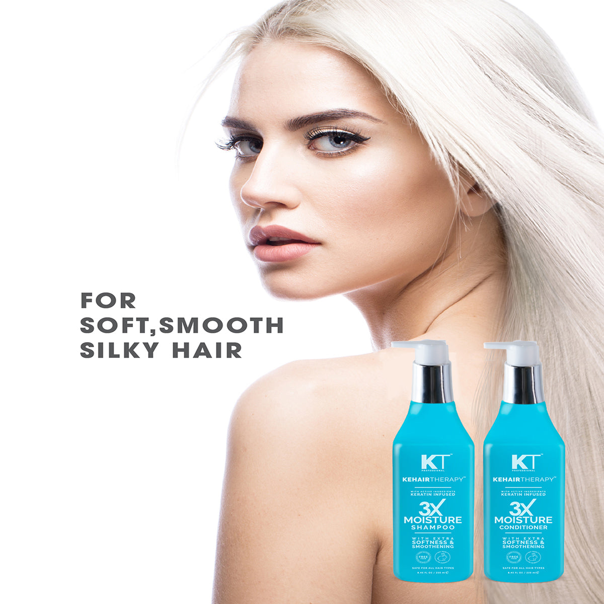 KT Professional 3X Moisture Shampoo - 250 ml