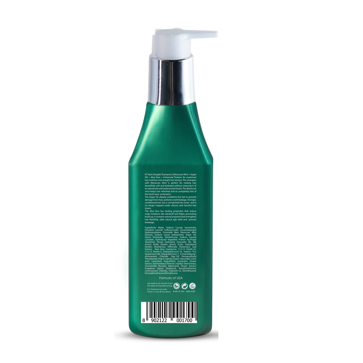 KT Professional Nutri Straight Shampoo 250ml