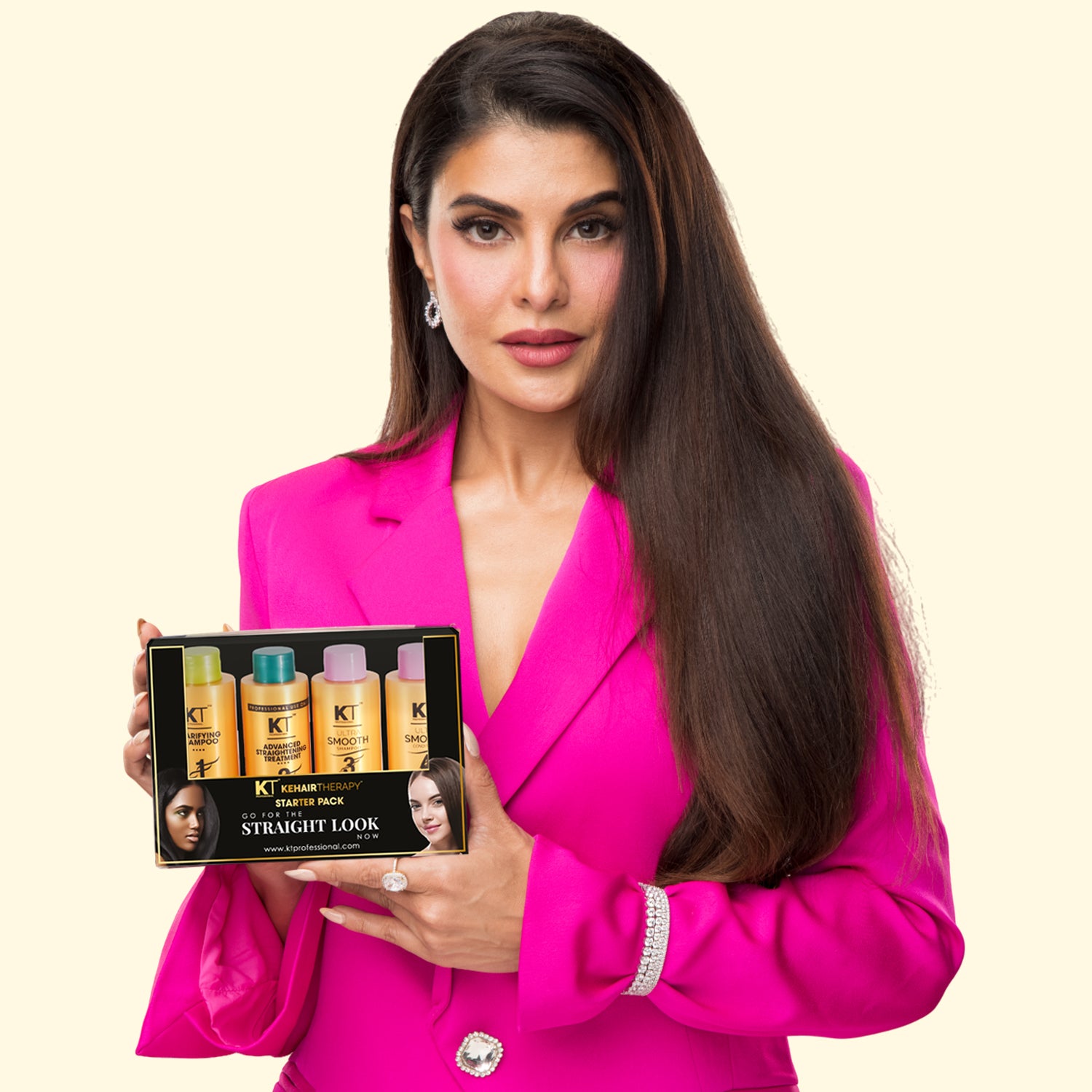 Advanced Hair Straightening Treatment Starter Kit | For Smooth, Strong & Healthy Hair | Includes Keratin Infused Formula | Sulfate-Free, Paraben-Free | 480ml