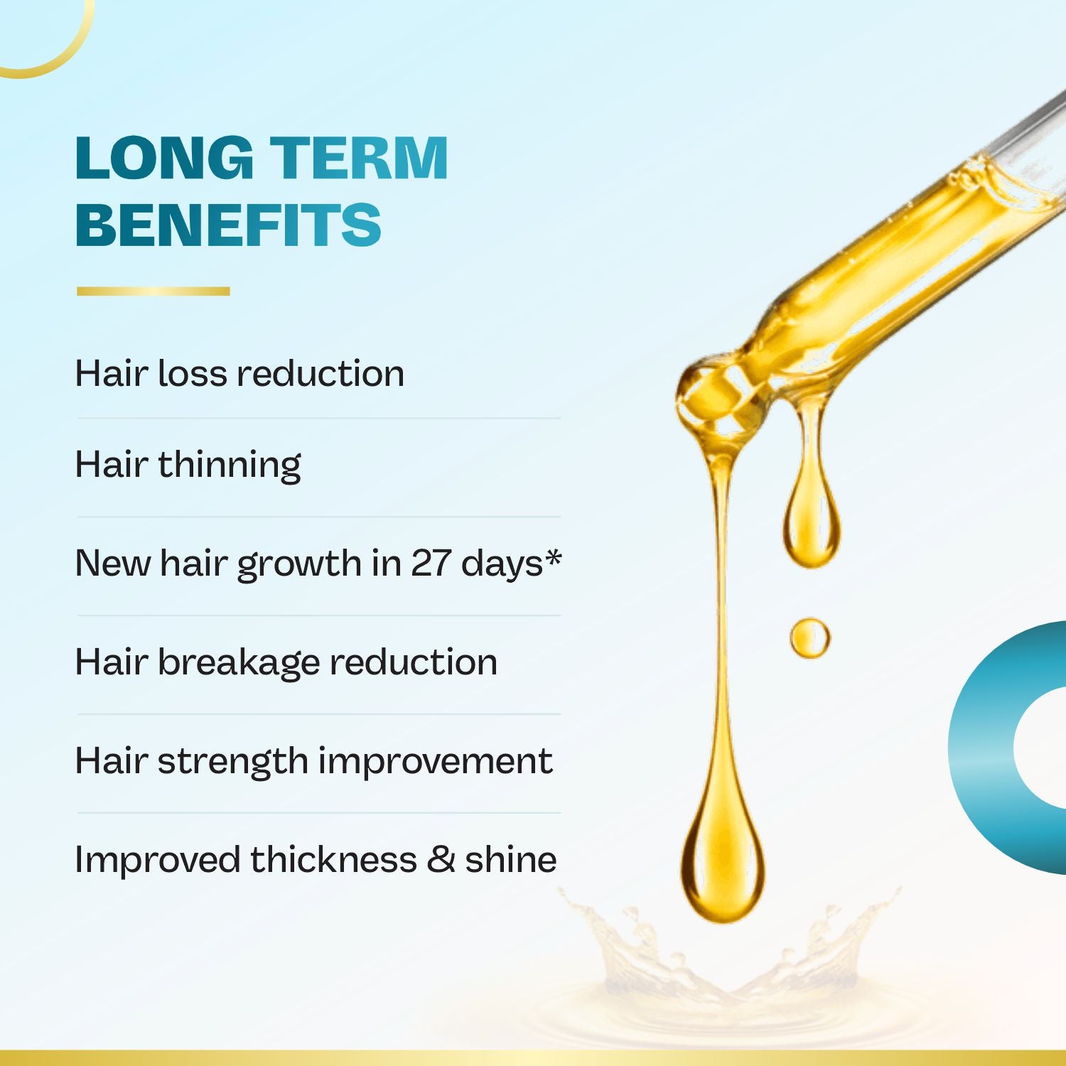 3X Hair Growth Serum | Infused with Black Cumin, Anagain, Hibiscus, Redensyl | Enhance Hair Growth, Strength & Nourishment | Sulfate-Free, Paraben-Free | 50ml