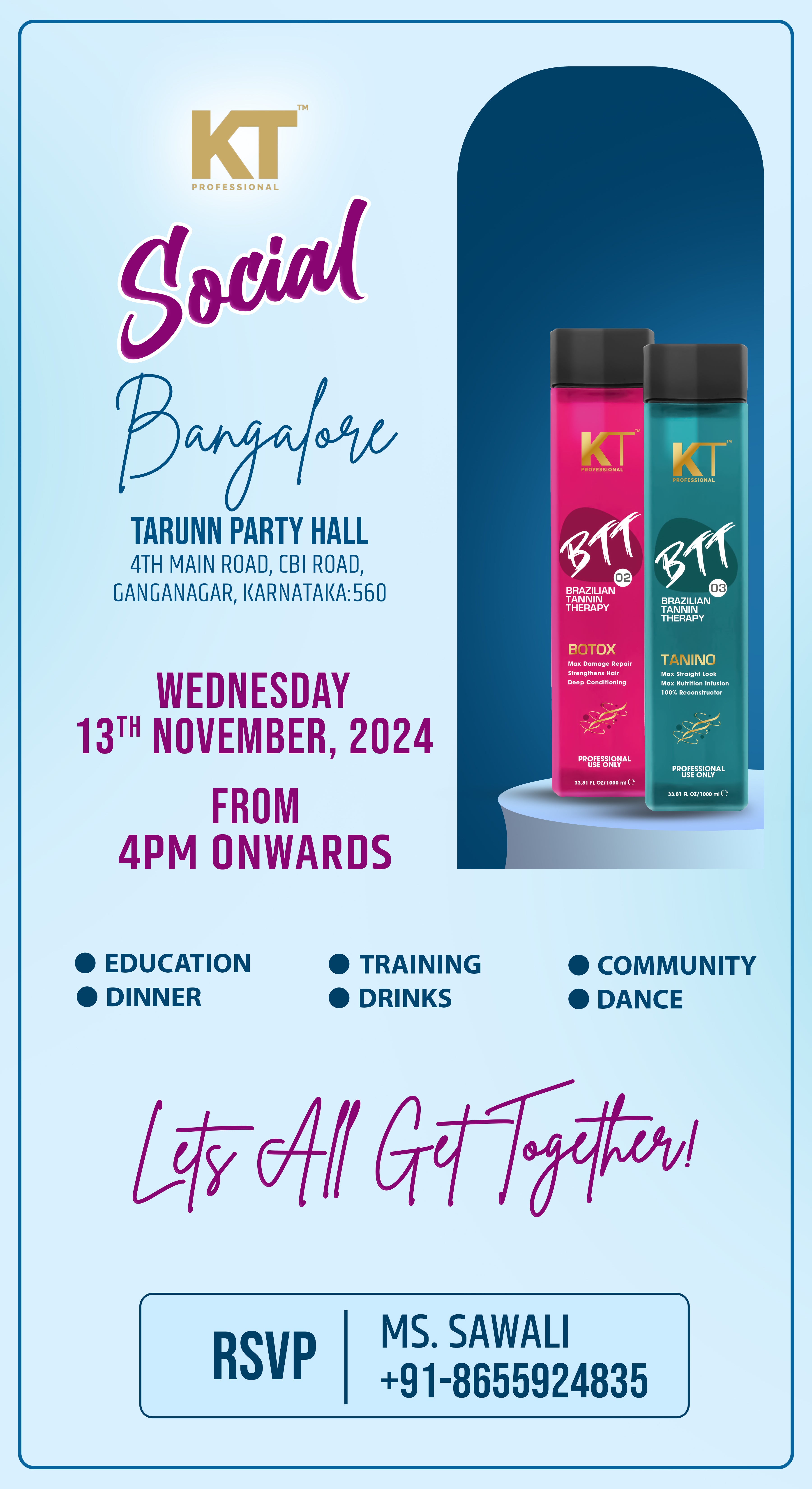 KT Socials Bangalore November
