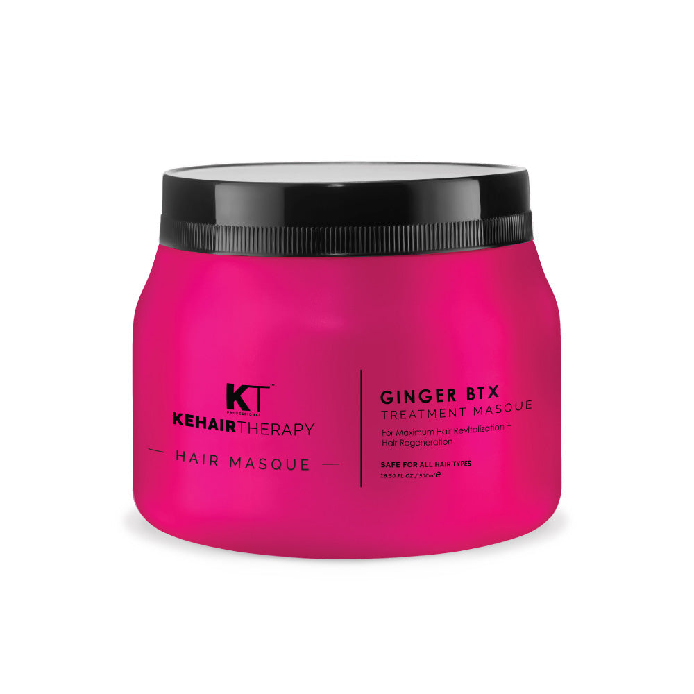 Ginger BTX Treatment Hair Masque | Maximum Revitalization & Regeneration | Adds Volume, Strengthens & Revives Thin, Flat Hair | Sulfate-Free, Paraben-Free | 500ml