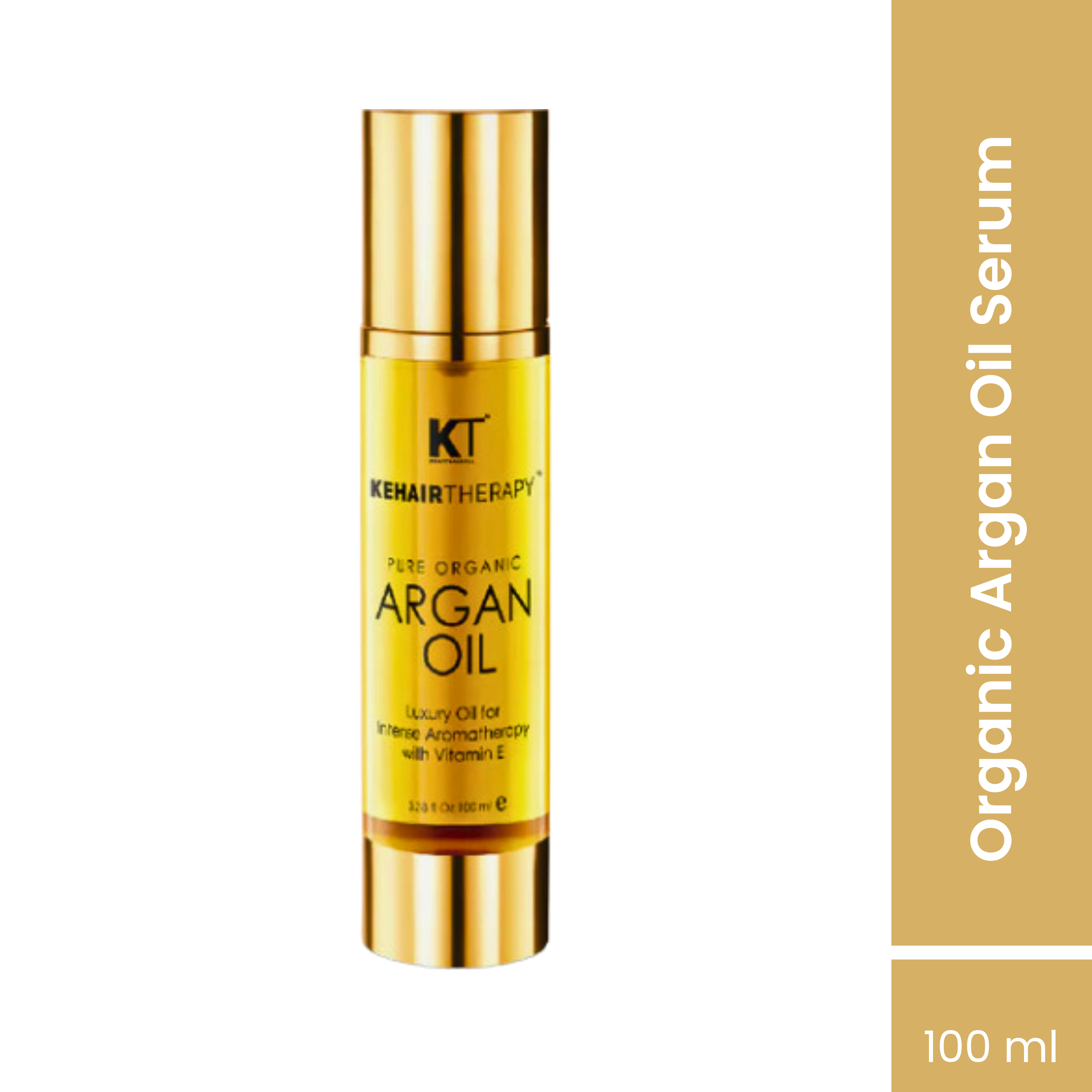 KT Professional Pure Organic Argan Oil Serum | 50ml | Deeply Nourishing, Moisturizing &amp; Frizz-Control Serum | Revitalizes, Softens &amp; Adds Shine | For All Hair Types