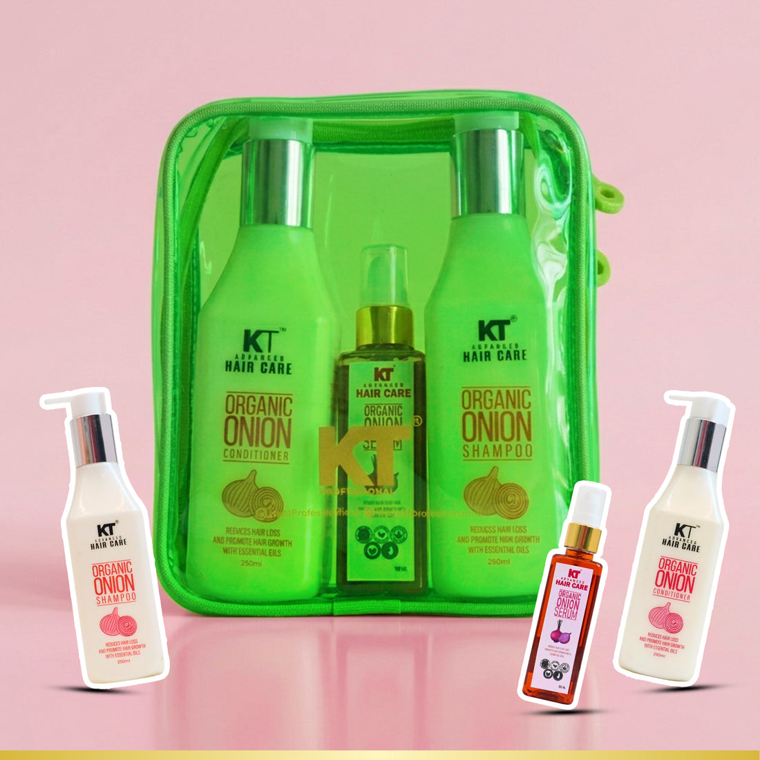 Organic Onion Shampoo &amp; Conditioner 250ml + Onion Serum 100ml