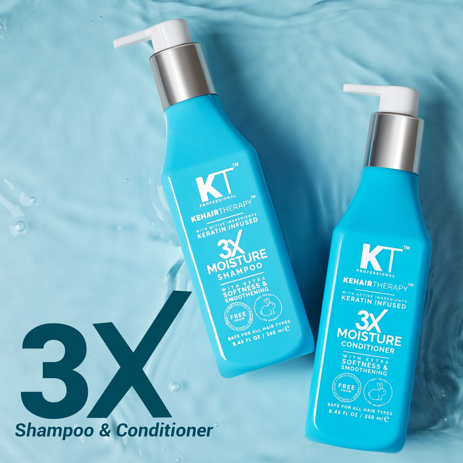 KT Sulphate Free 3X Moisture Shampoo