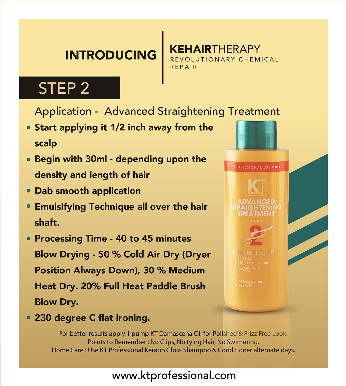 KEHAIRTHERAPY Professional Home Advanced Keratin Starter Kit 480 ml