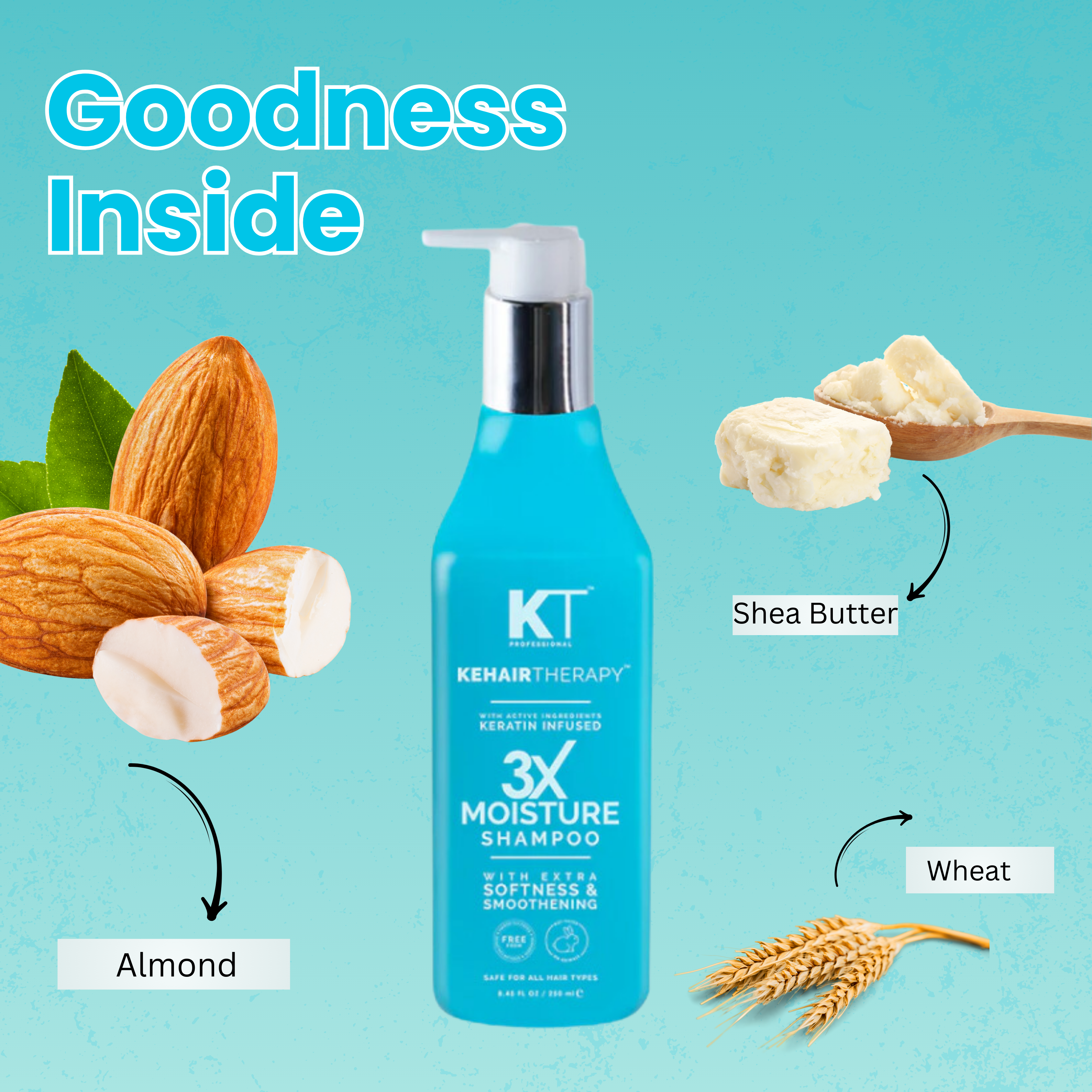 KT Professional 3X Moisture Shampoo