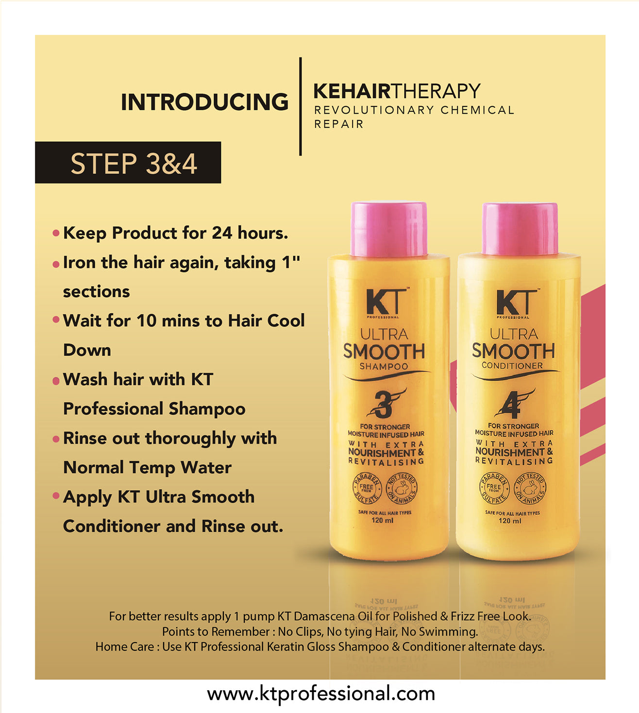 KEHAIRTHERAPY KT Professional Home Keratin FIBER BOTOX MAXX Starter Kit (480ml)