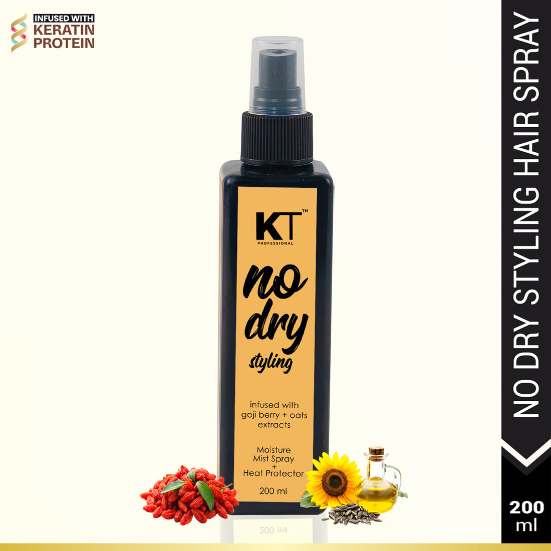 No Dry Styling Moisture Mist Hair Spray &amp; Heat Protector - 200ml