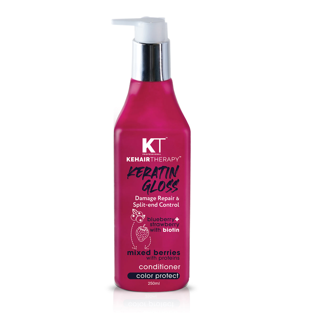 KT Professional Keratin Gloss Damage Repair &amp; Split End Control Conditioner |Sulfate Free|Paraben Free 250ml