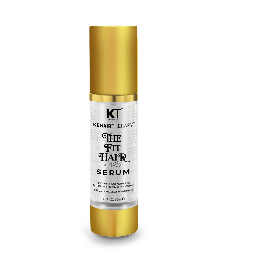 KT Professional The Fit Hair Serum | 50ml | Reduces Early Grey Hair, Improves Hair Growth &amp; Nourishes Scalp | Strengthens Hair Follicles for Thicker, Healthier Hair | Non-Greasy, Lightweight Formula