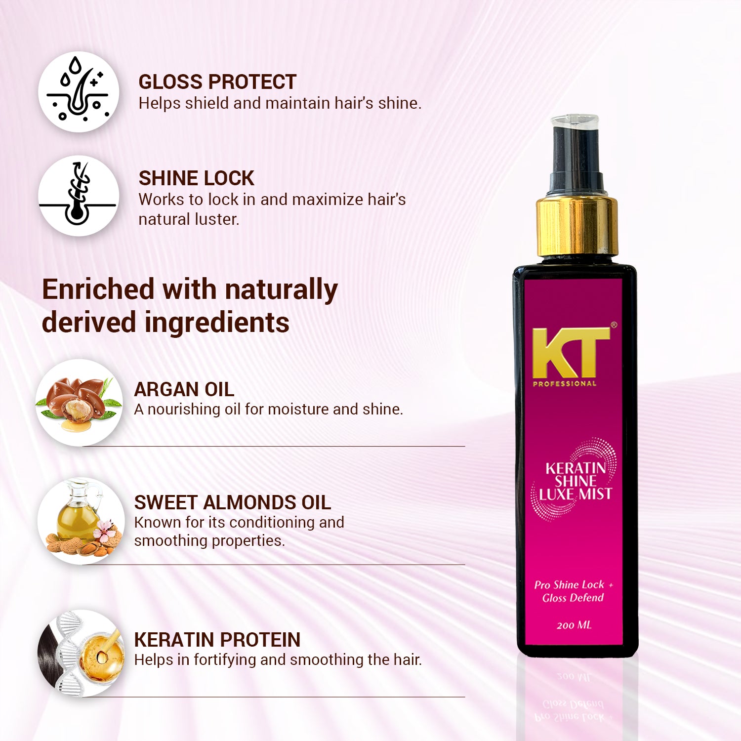 Keratin Shine Luxe Mist - 200ml