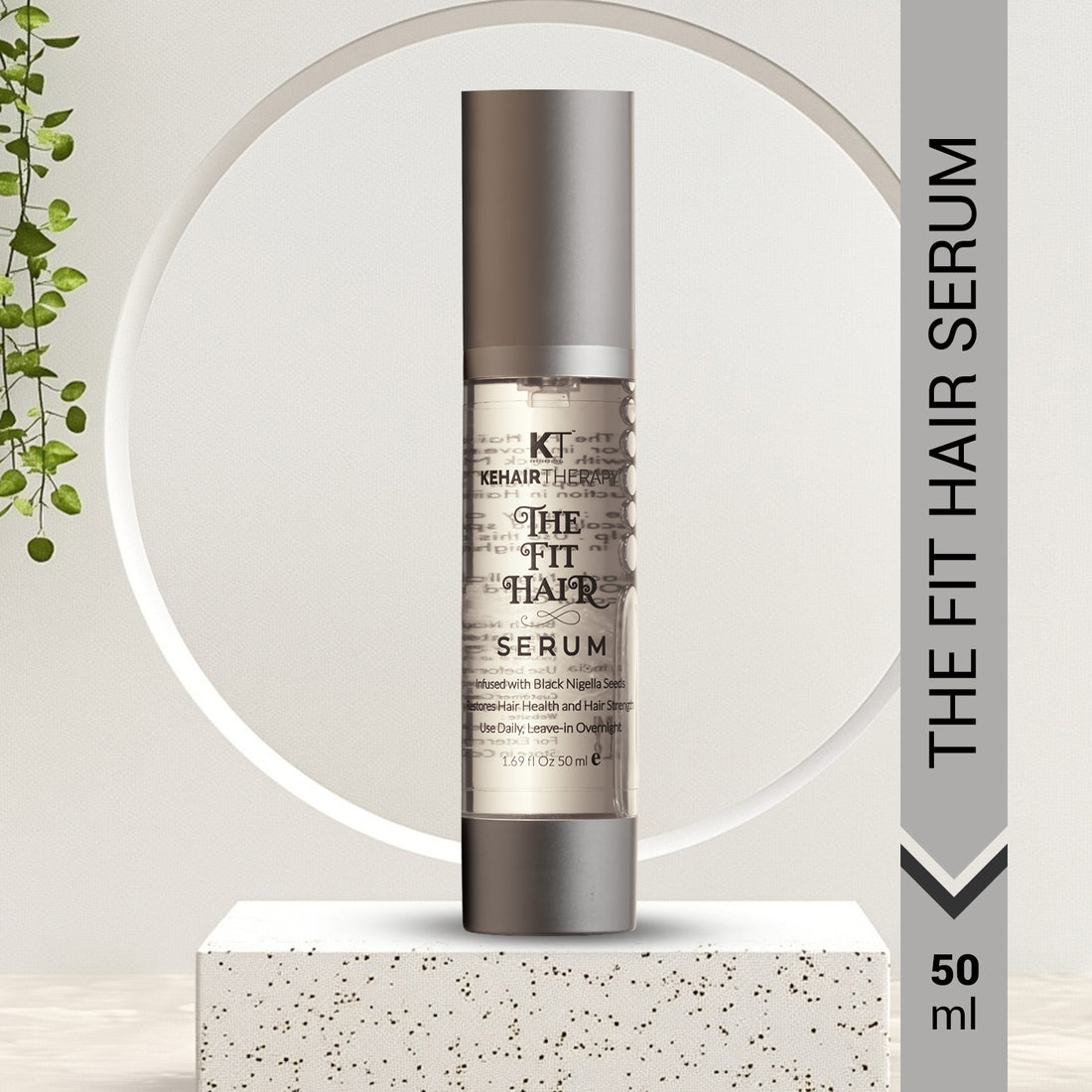 The Fit Hair Serum | Infused with Black Nigelle Seeds to Restore Hair Health &amp; Promote Hair Growth | Sulfate-Free, Paraben-Free | 50ml