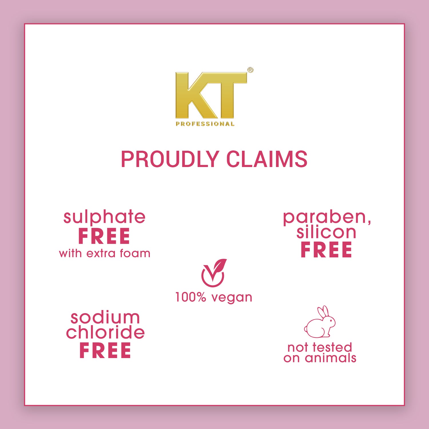 KT Professional Sulphate Free Ultra Smooth Conditioner