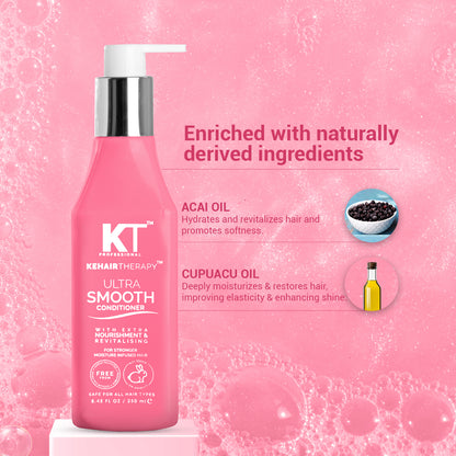 KT Professional Ultra Smooth Conditioner | Deep Hydration &amp; Frizz Control