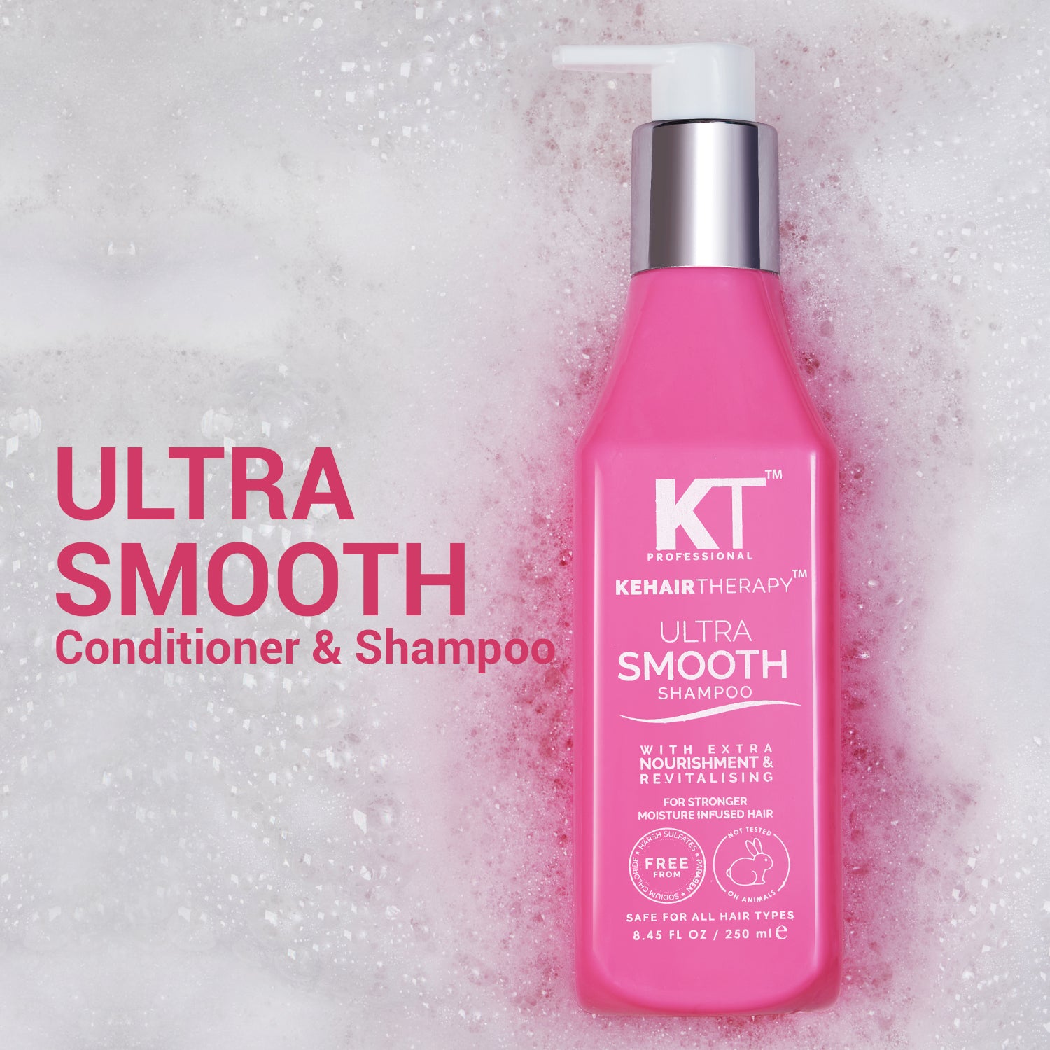 KT Professional Sulphate Free Ultra Smooth Shampoo