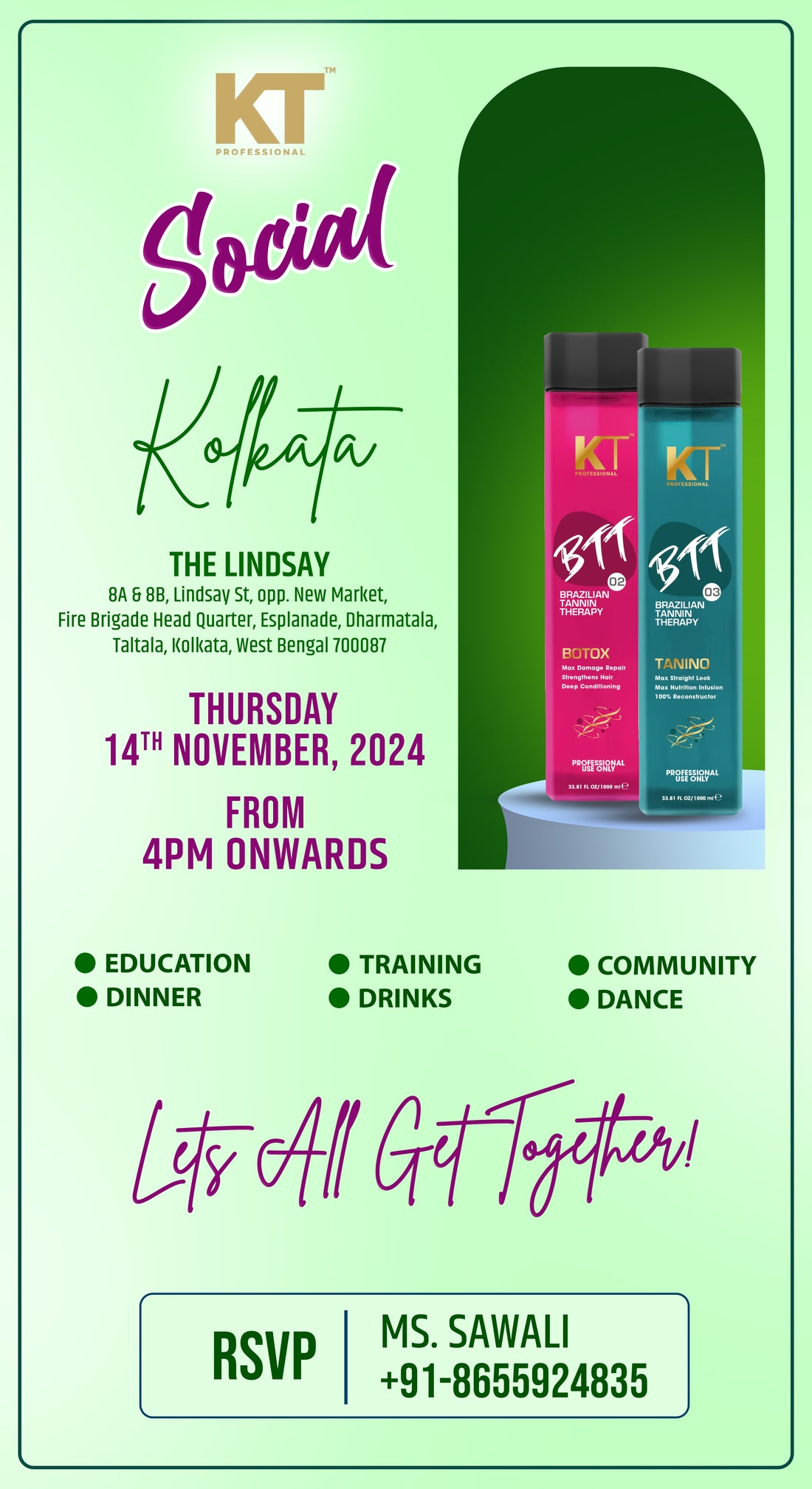 KT Socials Kolkata November